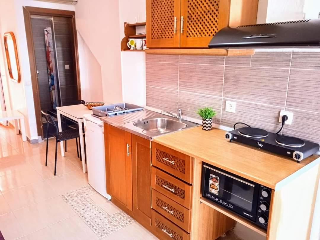 Blue Moon Apartments Nea Michaniona Habitación foto
