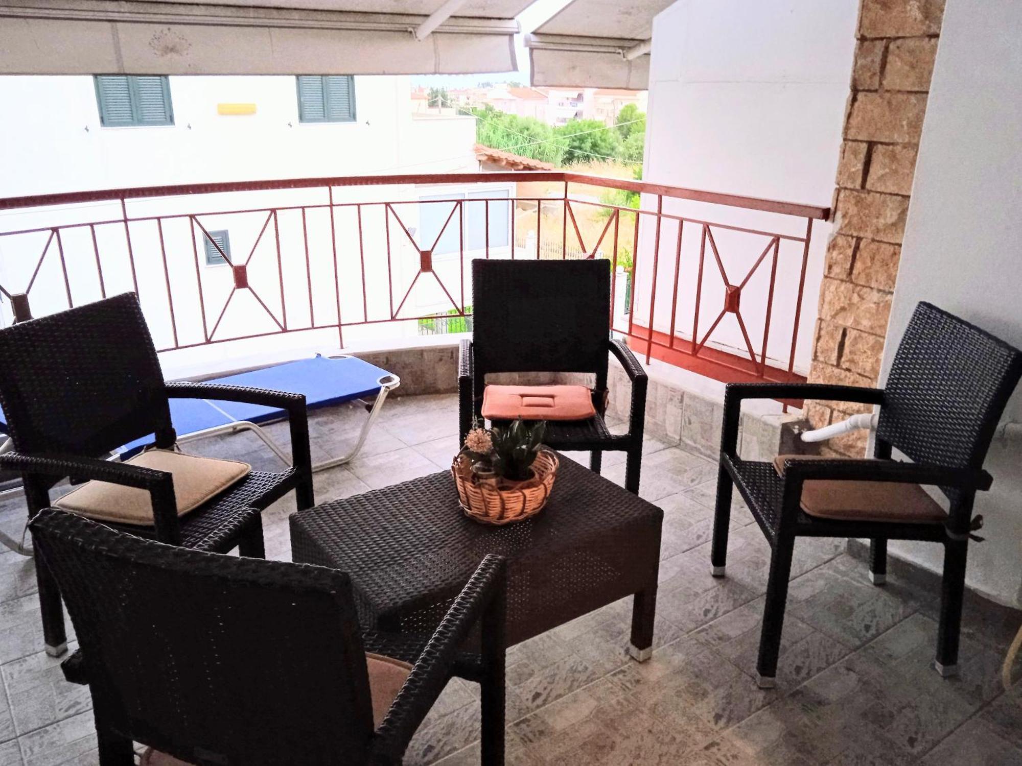 Blue Moon Apartments Nea Michaniona Habitación foto